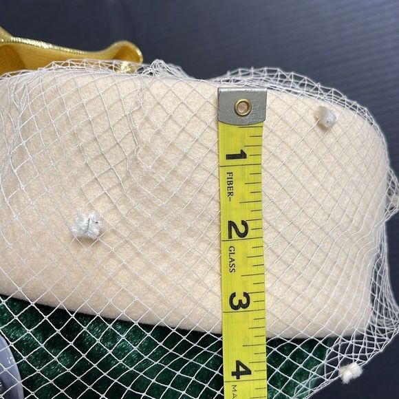 Vintage Mr. Charles Statement Hat with Veil - Picture 9 of 16